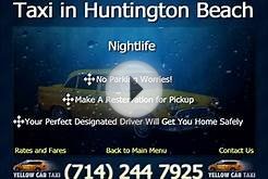 Taxi cab In Huntington Beach - Nightlife huntington beach - CA